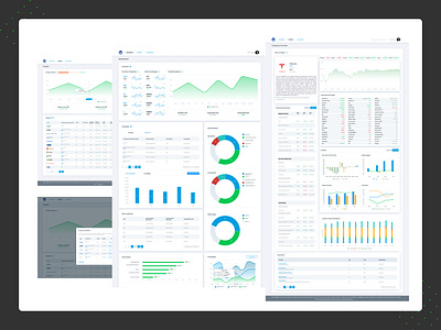 Financial Product Redesign dashboard design design system finance redesign ui ux