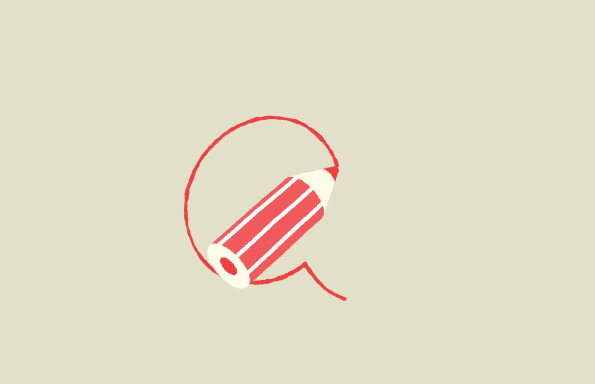 Apple Pencil animation apple design flat graphic art illustration. minimal motion motion graphics pencil vector