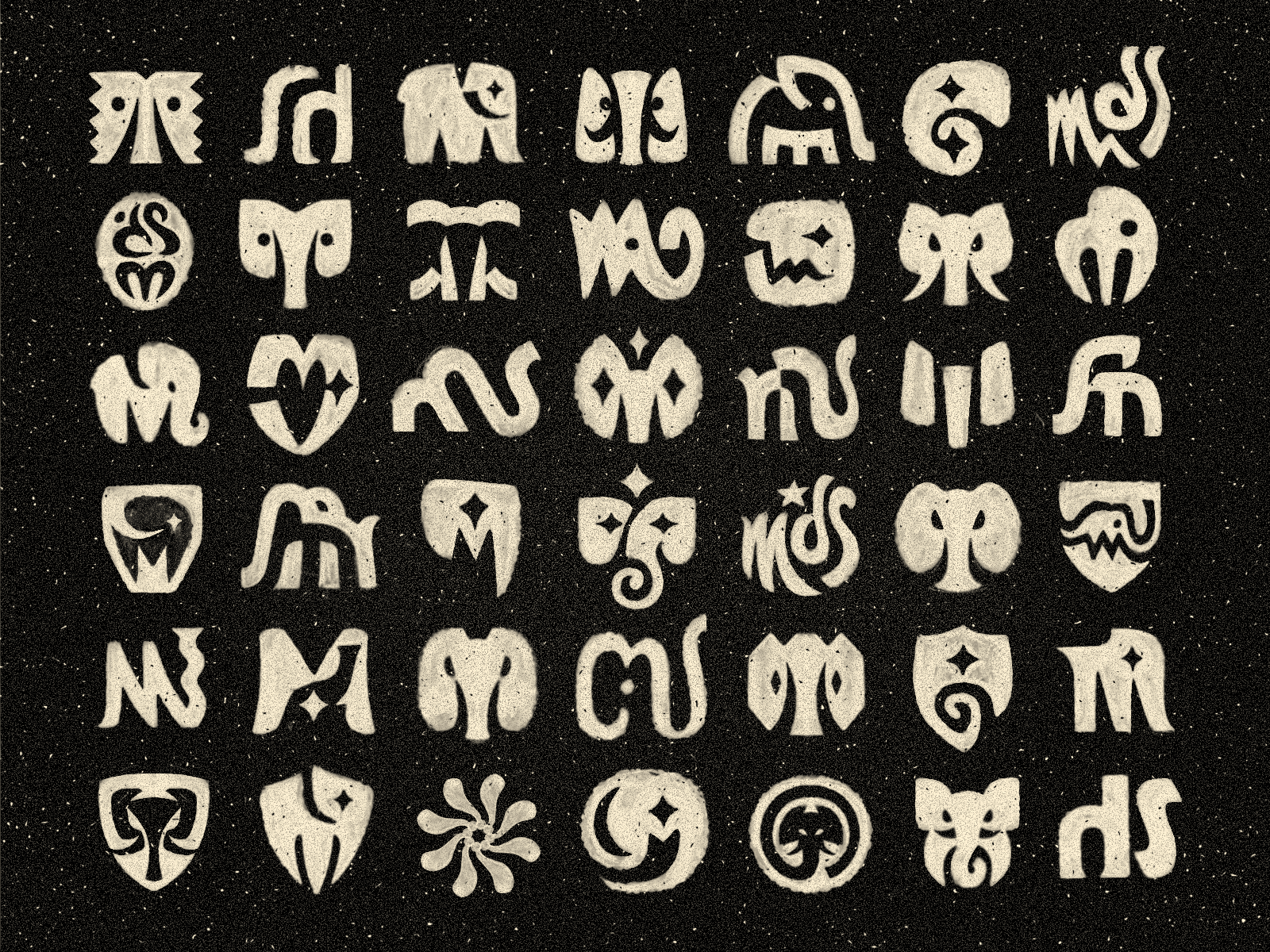 M is for Elephant ✦ Sketched Symbols animal award concourse crest draft elephant football m memory mock nature prediction shield sketches society sports team trunk tusk tusks