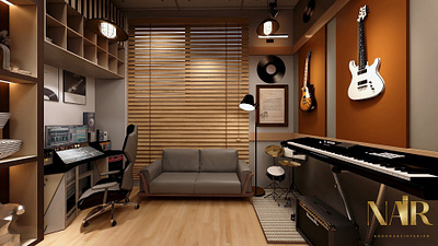 Music Room In House 3d animation app branding design graphic design logo motion graphics ui