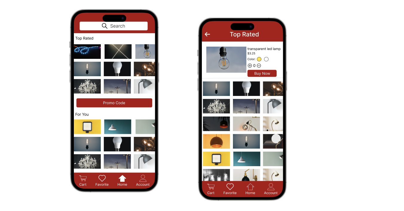 Lighting App by Mouhannad Tleiss on Dribbble