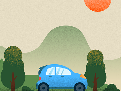 Driving in 🚗 design illustration vector
