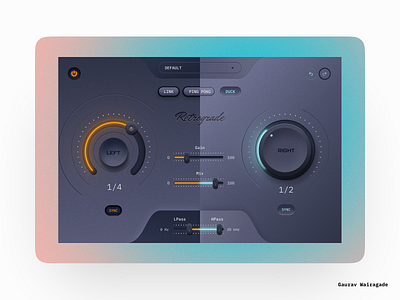 Digital Music Control Setup app design exploration figma music ui uiux