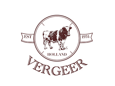 #37 Vergeer brand brand design brand identity branding cheese company daily 100 daily 100 challenge design farm logo graphic design identity logo logo design milk netherlands rebrand rebranding