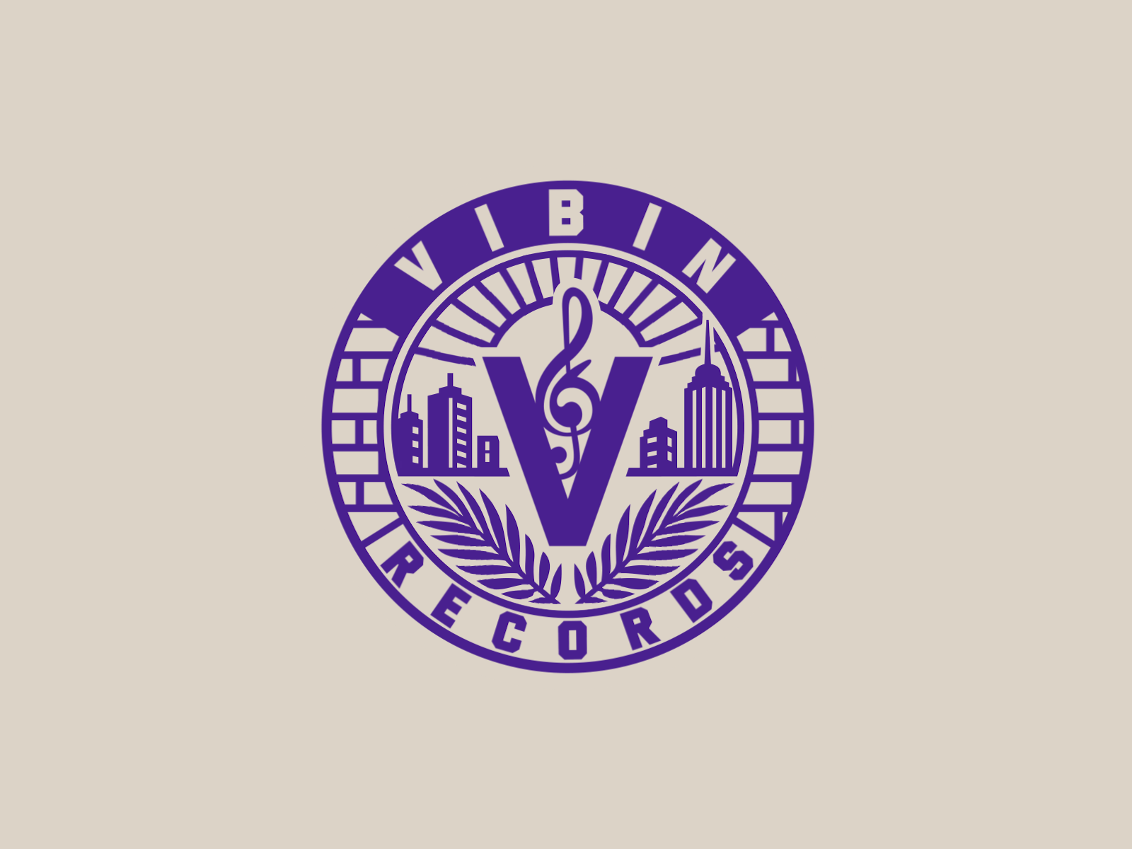 Vibin' logo and animation animation branding camocreative design logo motion graphics