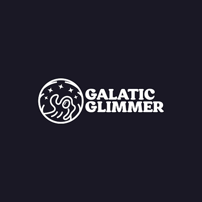 Galatic Glimmer ,Logomark branding graphic design illus illustration logo motion graphics typography vector