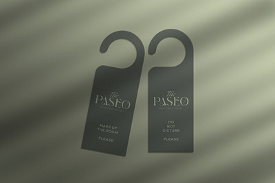 Logo — The Paseo branding design graphic design hotel illustration logo mockup typography vector