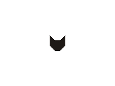 minimal cat head by Michał Pieczyński on Dribbble