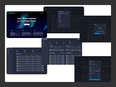 DeFi Platform Design dashboard defi design ui ux