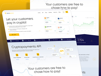 Design for cryptocurrency website design ui ux website