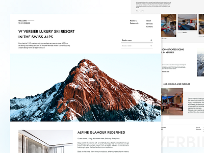 Hotel website W Verbier