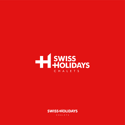 Swiss Holidays Logo & Branding brand design brand identity branding chalet graphic design hotel logo logo design visual identity