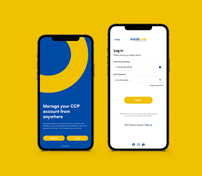 Baridimob App - Banking App app branding graphic design illustration typography ui ux