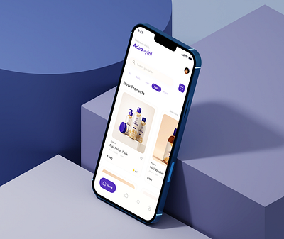 Skincare Mobile App Design. animation branding graphic design motion graphics ui