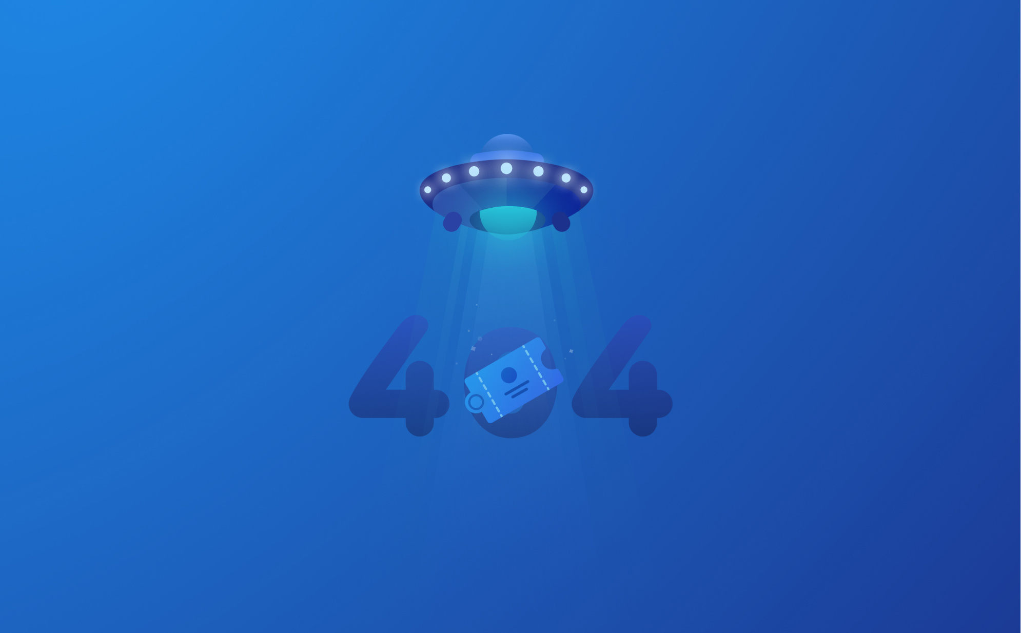 ufo 404 👽 404 404 page alien art blue cg design digital draw illustration paint ufo ui uiux web design
