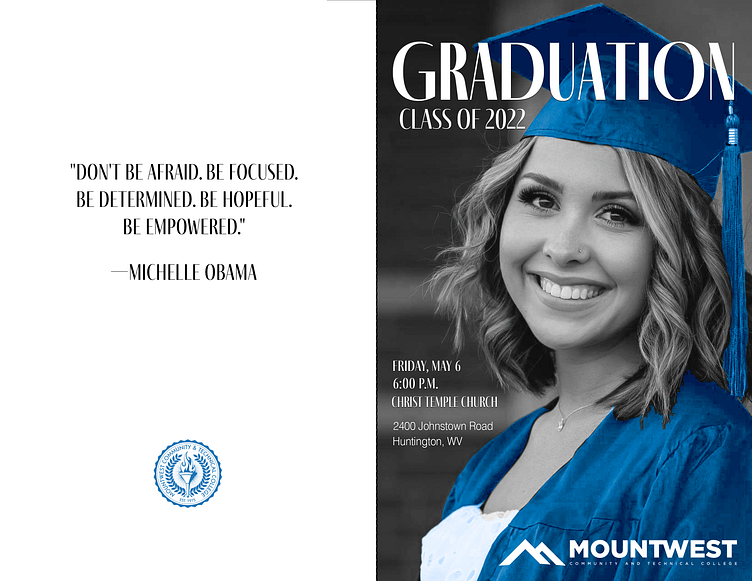 2022 MCTC Graduation Cover Contest Entry by Carrie McClanahan on Dribbble