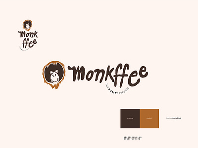 Logodesign Monkffee - THE ROASTY EXPERTS branding coffee design graphic design illustration illustrator logo logodesign vector art