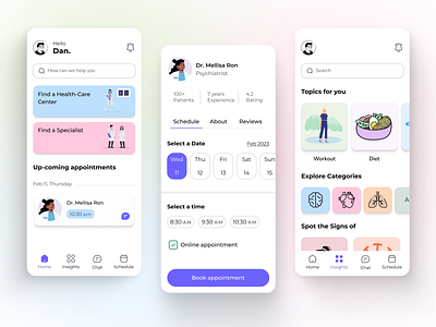 HealthMate healthcare medical ui ui design ux