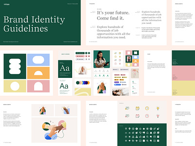Brand Identity Guidelines 2.0 app b2b brand brand designer brand elements brand guidelines brand identity branding colorful digital green journey marketplace modern photography pink shapes simple studio typography