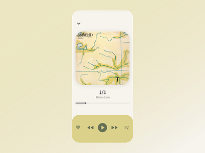 Daily UI Challenge 009- Music Player ambient dailyui design dribbble mobile music music player ui