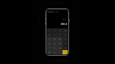 Calculator UI Design Exploration app design calculator calculator app calculator design calculator ui ui design uiux