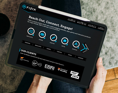FIZIX Interactive - Studio Site brand agency graphic design infographics interactive agency ui website design