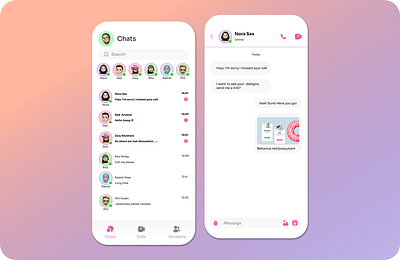 Chat UI app chat chatui design figma message messaging mobile ui ux