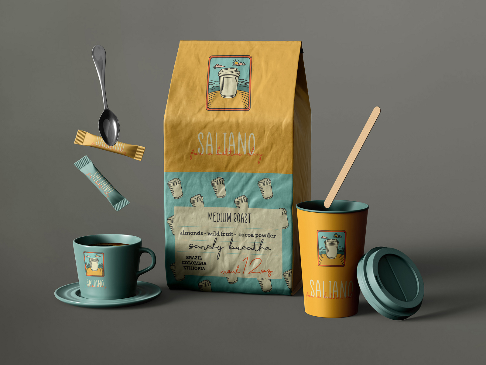 Saliano Coffee Product Design By Wbe On Dribbble