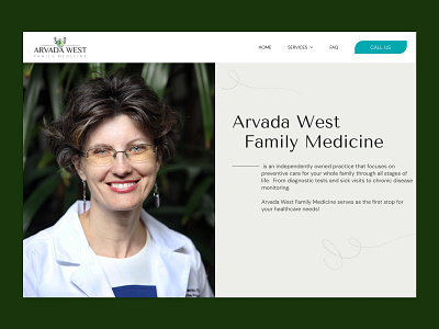 Design website for Arvada West Family Medicine design ui ux website