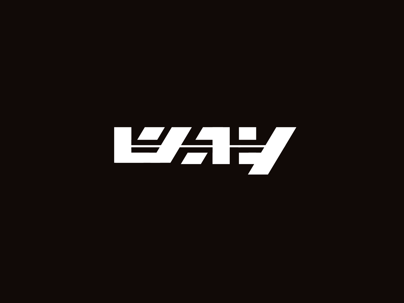 Way wordmark brand brand design brand designer branding branding design branding designer lettering logo logo design logo designer logodesign logodesigner logotype minimalistic logo road logo way way logo wordmark