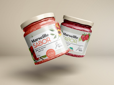 Marseille SABOR | Product Design branding design graphic design illustration jar logo mockup package packaging product design ui vector