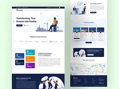 Consultancy Firm Home Page clean ui consultancy website creative agency creative landing page design home page design homepage illustration landing page landing page design landingpage minimal web design uidesign uidesign trend 2023 uiuxdesign webdesign webdesign trend 2023 website design website ui design websitedesign webuidesign