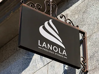 Lanola Logo and Brand Design brand design branding illustration logo luxury brand signage vector