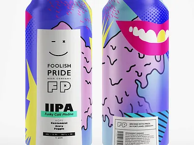 Foolish Pride Beer Company - Brand Design brand design design graphic design logo design typography visual design