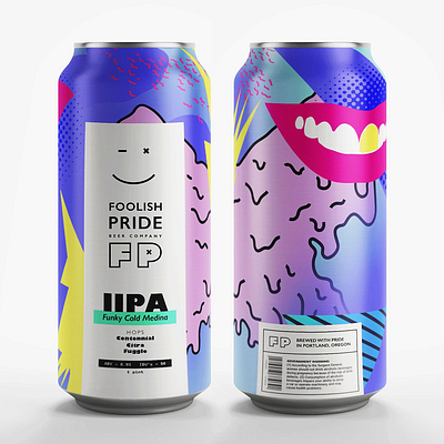 Foolish Pride Beer Company - Brand Design brand design design graphic design logo design typography visual design