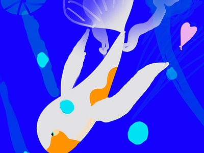 Fish at depth adobe illustraion illustration ipad pro kids art kids draw