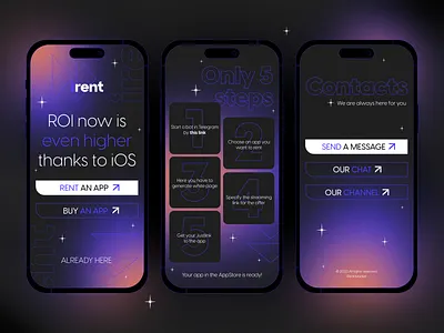 Tech website mobile version app branding bussines design interface ios logo marketing mobile mobile ux tech ui ux webdesign website