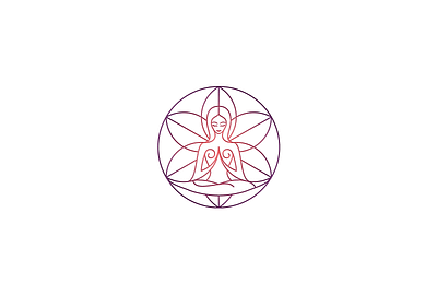 Yoga Girl Logo FOR SALE branding design for sale graphic design illustration logo natural vector yoga