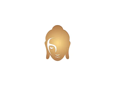 Buddha Head Logo FOR SALE branding buddha design for sale graphic design illustration logo natural vector yoga