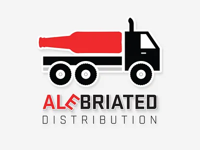 ALEBRIATED DISTRIBUTION brand design branding design graphic design logo logo design typography