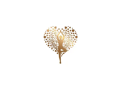 Tree Yoga Pose FOR SALE branding design for sale graphic design illustration logo natural tree tree pose vector yoga