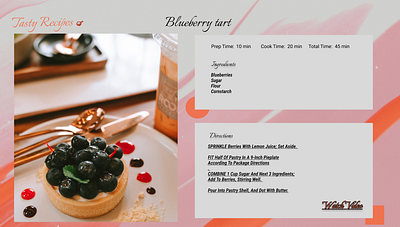 Blueberry Tart