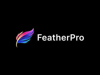 FeatherPro brand and identity branding design graphic design icon illustration logo ui ux vector