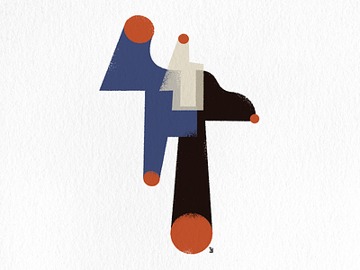 Pose - Running graphic design illustration