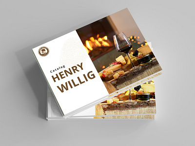 Catalog design for for Henry Willig design graphic design typography