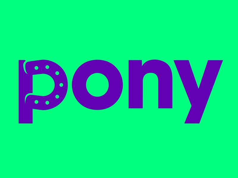 Pony Logo Animation - Mnemonic adobe after effects animation branding gif logo animation motion graphics