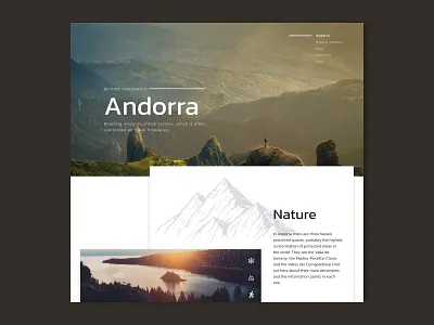 Travel page design desingn ui ux