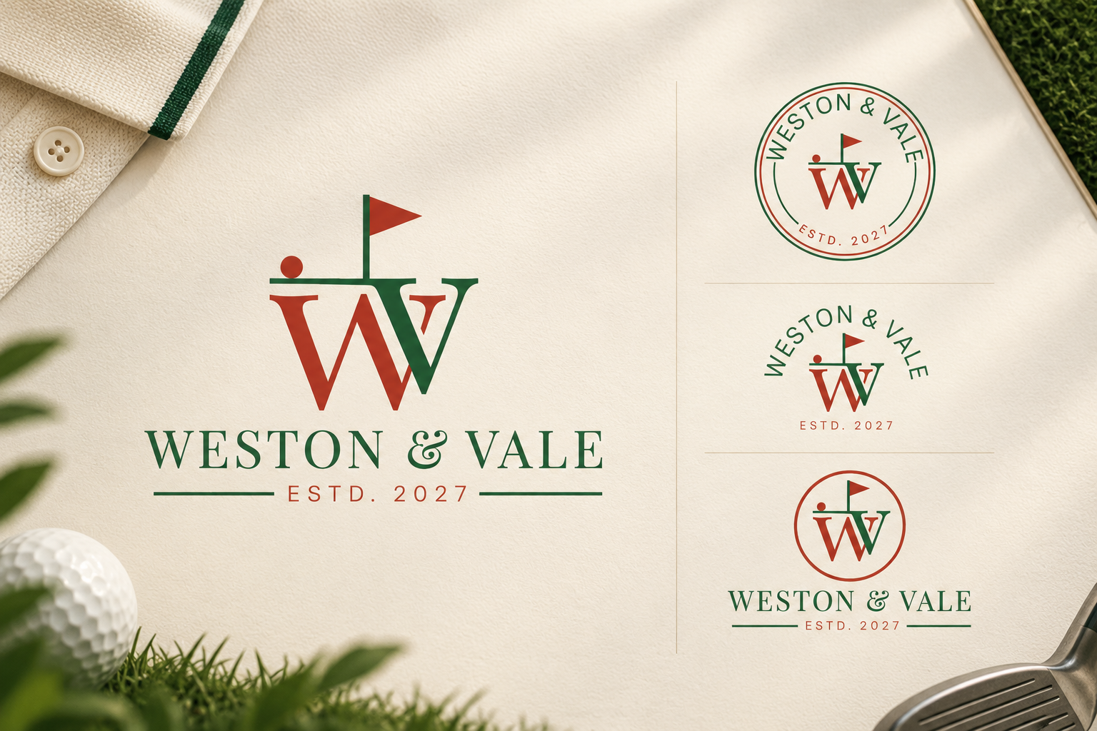 Weston & Vale — Premium Golf Apparel Brand Identity apparel logo mockup business casual clothing brand fashion brand fashion brand presentation fashion logo golf golf apparel fashion golf clothing brand identity golf club logo golf clup golf lifestyle branding golf logo golf polo branding luxury golf logo design premium golf apparel branding premium sportswear identity sports logo streetwear brand streetwear logo w v monogram logo