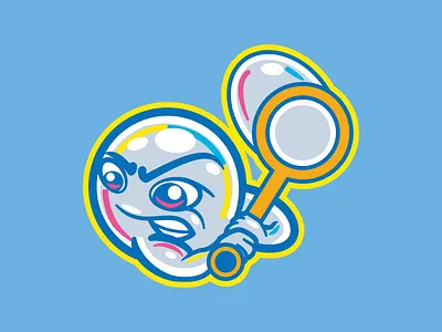Bubble Trouble branding bubble bubbles childrens toy colorful design dishwasher soap graphic design illustration kids toy logo mascot rainbow character round soap vector