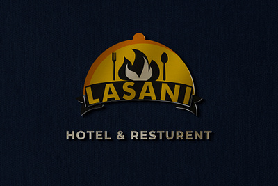 Logo for Restaurant 3d branding graphic design logo